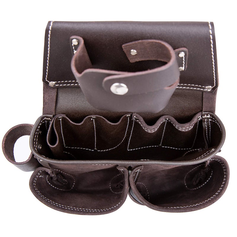 LAUTUS Oiled Tanned Rig Tool Belt/Pouch/Bag, Carpenter, Construction, Framers, Handyman, Electrician - Image 3